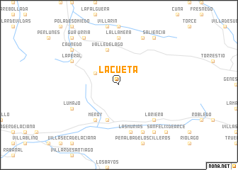 map of La Cueta