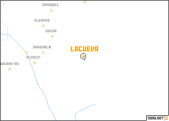 map of La Cueva