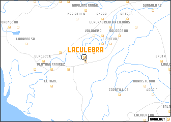 map of La Culebra