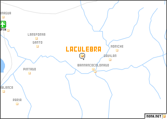 map of La Culebra