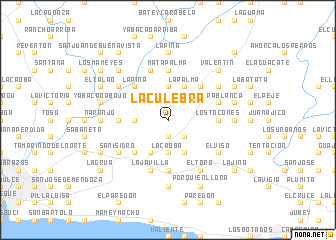 map of La Culebra