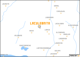 map of La Culebrita