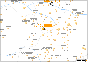map of La Cumbre
