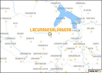 map of La Cuña de Salvadera