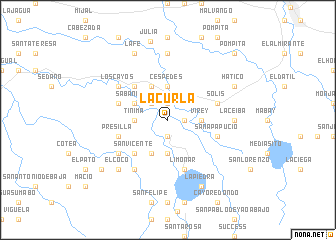 map of La Curla