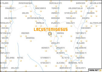 map of Lăcustenii de Sus