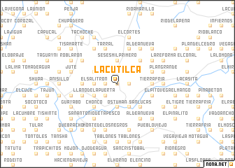 map of La Cutilca