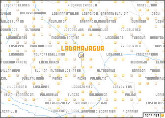 map of La Damajagua