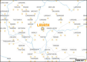 map of La Danh