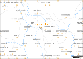 map of La Danta