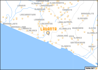 map of La Danta