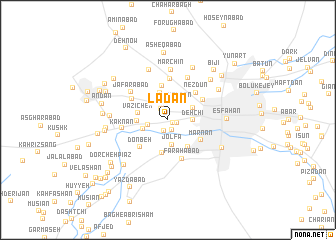 map of Lādān