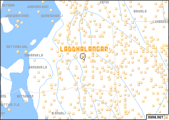 map of Laddha Langar