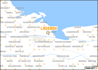 map of Ladebow
