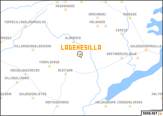 map of La Dehesilla