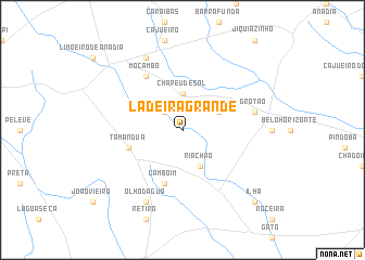 map of Ladeira Grande