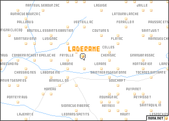 map of La Dérame