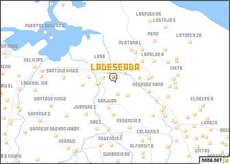 map of La Deseada