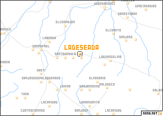 map of La Deseada