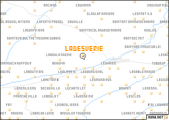 map of La Desverie