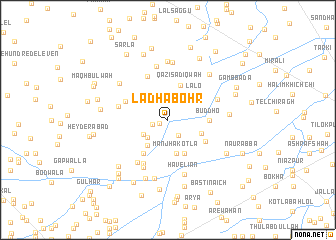 map of Ladha Bohr