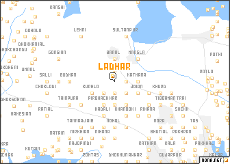 map of Ladhar