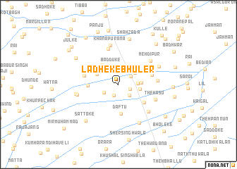 map of Ladheke Bhuler