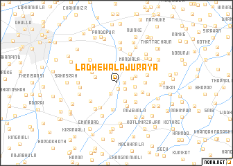 map of Ladhewāla Juraya