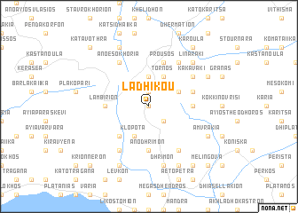 map of Ladhikoú