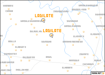 map of Ladilate