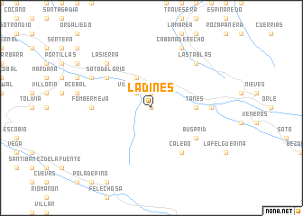 map of Ladines