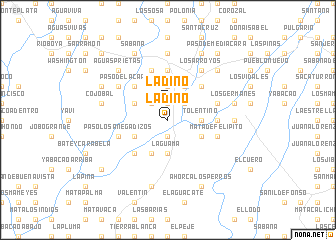 map of Ladino