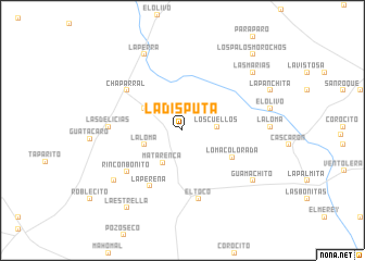 map of La Disputa