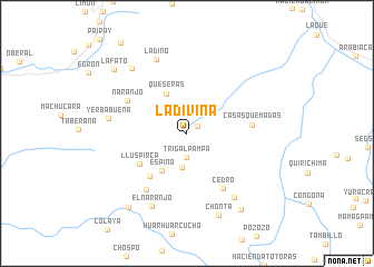 map of La Divina
