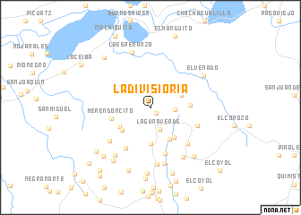 map of La Divisioria