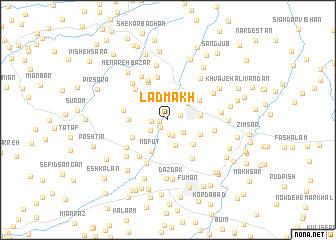 map of Lādmakh