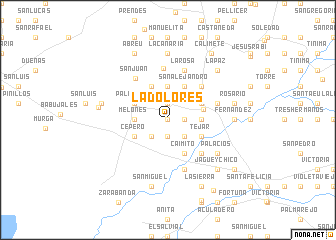 map of La Dolores