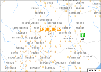 map of La Dolores
