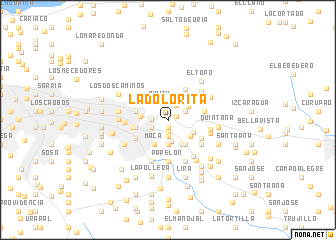 map of La Dolorita