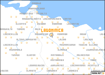 map of La Dominica