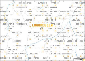 map of La Doncella