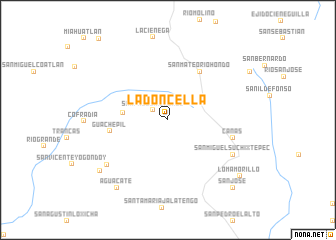 map of La Doncella