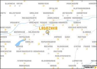 map of Ladozhka