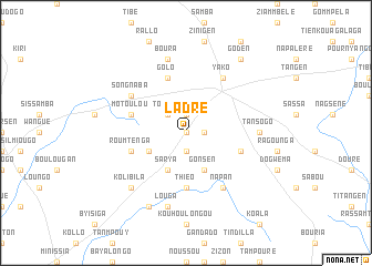 map of Ladré
