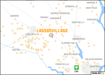 map of Ladson Village