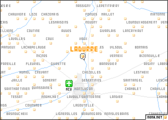map of La Durre