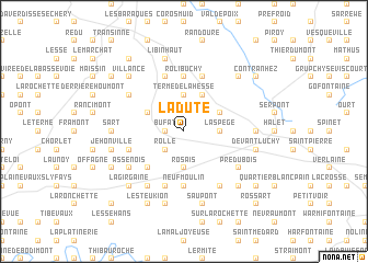 map of La Dûte