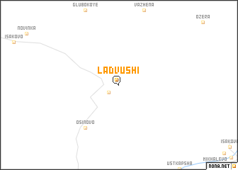 map of Ladvushi