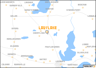 map of Lady Lake