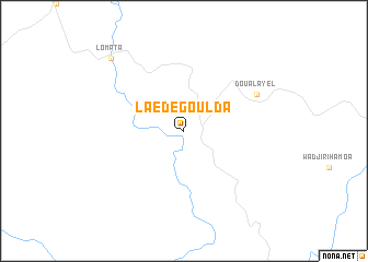 map of Laédégoulda